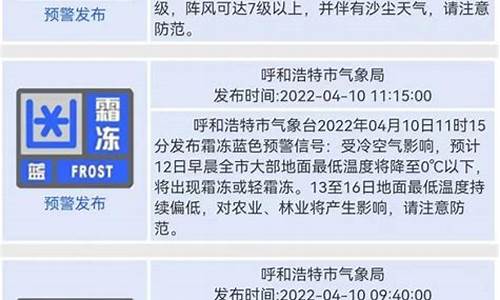 呼和浩特天气预报最新7天查询_呼和浩特天气预报最新7天查询结果