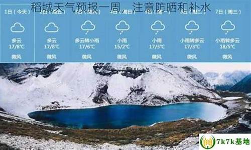 稻城天气30天查询_稻城天气预报一周天气适合出游吗